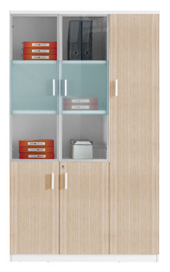 Wholesell Lockable Economical Glass Wall File Cabinet for Office Files Books