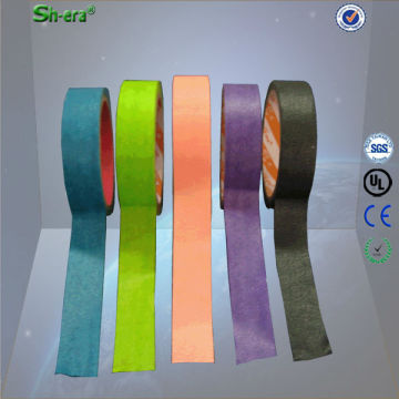 High temperature self adhesive auto masking paper tape