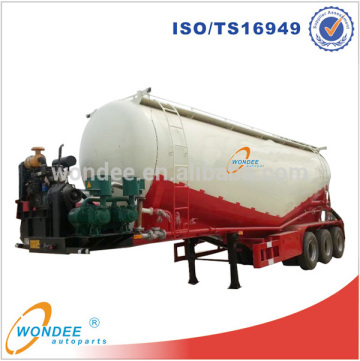 Bulk Cement Transport Semi Trailer 40m3 V type Bulk Cement Semi Trailer