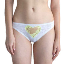 Sexy Women's Undergarment, Made of Cotton/Spandex, Customized Logos and Brands are Accepted