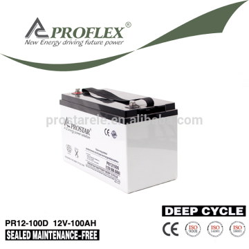 100AH Deep Cycle Battery 12v agm rechargeable batteries