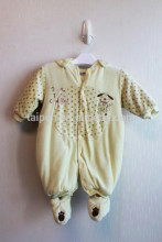 2016 Lovely New Style 100% Cotton Baby Winter Romper Long Sleeve Suit