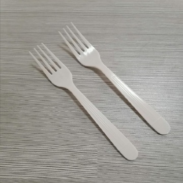 Disposable plastic forks polystyrene cutlery customized size