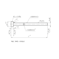 Pin Ejector DIN1530 atau ISO6751 dengan Kepala Silinder