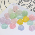 Glitter Mini Sea Shell Cabochon Resin Beads 100pcs Charms DIY Decor Craft Decoration Υπνοδωμάτιο στολίδια Κοσμήματα Στολίδι Κατάστημα