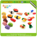 Food tooling shaped 3d erasers for children