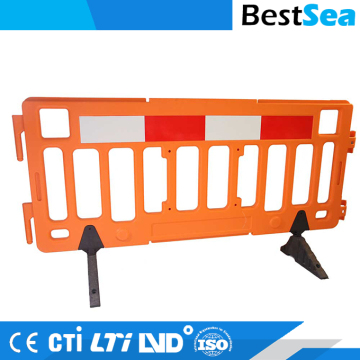 Plastic crash traffic barrier