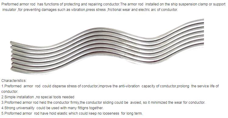 Splicing Fitting Preformed Armour Rod