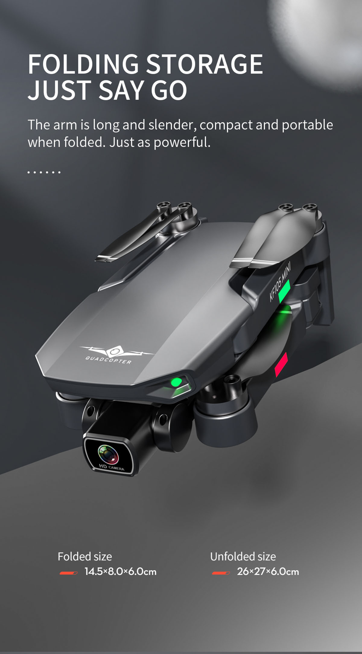 KF105 Drone 4K HD Camera GPS Brushless EIS Anti-Shake Photography Professional Image Transmission Foldable RC Quadcopter