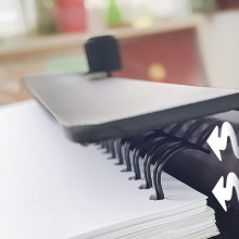 High Quality Hard Cover Photo Book Binder - Double Loop Wire Binding Machine