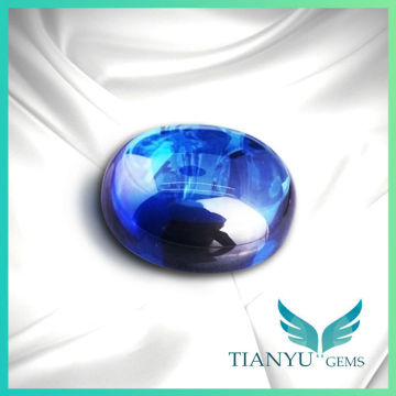 Synthetic Lab Sapphire Non Faceted Gemstone