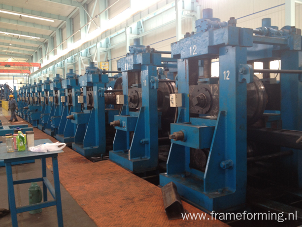 Making tube mill machine for carbon steel