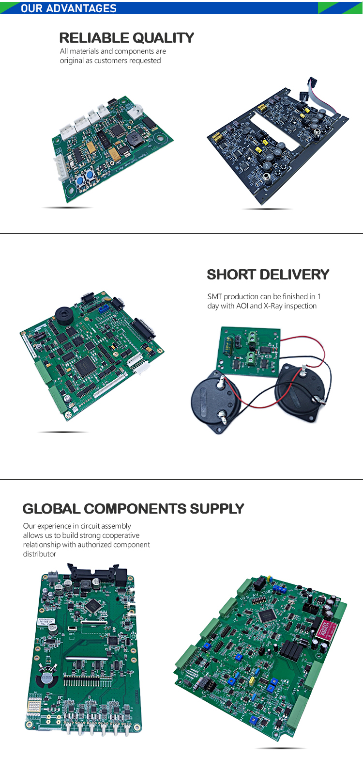 Customized electronic circuit board turnkey service multilayer pcba assembly pcb manufacturer