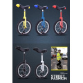 red 24 inch Steel Unicycle Bicycle