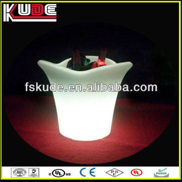 led lighted ice bucket, flashing led ice bucket,led illuminated ice bucket