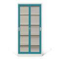 Fashion Glass Sliding Door Metal File Cabinet