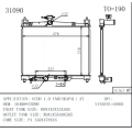 Radiator for TOYOTA VIZI 1.3 OEMnumber 16400-23090