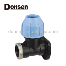 2014 WALL PLATE ELBOW FITTING PP COMPRESSION FITTINGS