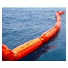 Floating Rubber PVC Solid Float Oil Spill Containment Boom and Silt Curtain