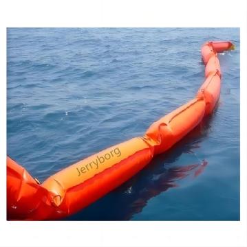 Floating Rubber PVC Solid Float Oil Spill Containment Boom and Silt Curtain