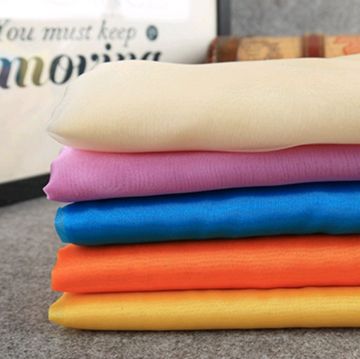 rainbow organza fabric /dress fabric very cheap stock-lot fabric