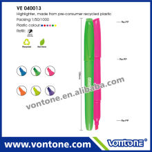 Eco Highlighter recycled Highlighter plastic highlighter