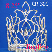 8" Custom big flower pageant crowns