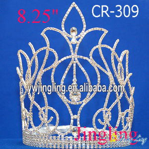 8" Custom big flower pageant crowns