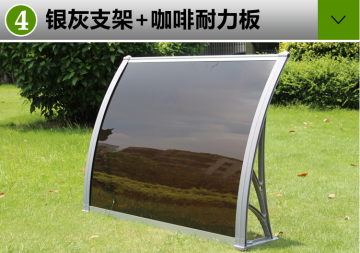 waterproof pergola outdoor/ roof top canopy/aluminium carport polycarbonate canopy roof