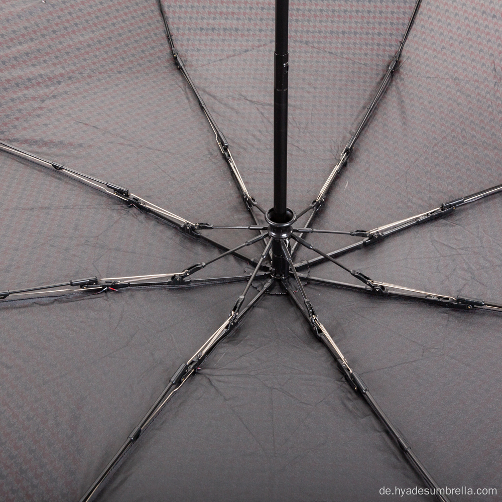 Bester windbeständiger Regenschirm Compact Automatic Open Close Schließen