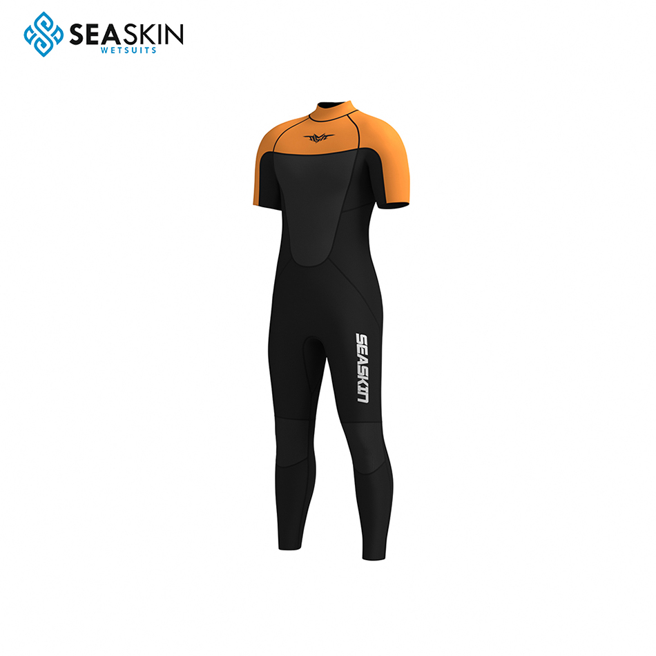 Seaskin Spring Suit Neoprene Lengan Pendek Lelaki Lelaki Pendek