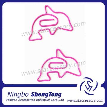 Fancy Colorful Cartoon Dolphin Paperclips Shaped Paperclips