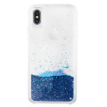 Chute d&#39;eau bleue vente chaude apple iphoneX titulaire