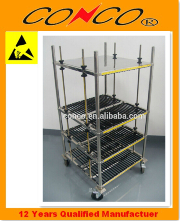 ESD PCB Vertical Storage cart esd pcb cart