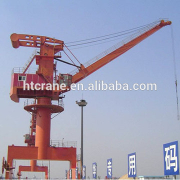 Marine application portal jib crane