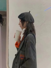 Chest Embroidery Academy Wind Ash Suit Coat