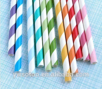 Disposable biodegradable Paper Straws Drinking Straws