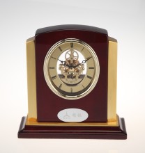 Solid Brass Square Table Clock