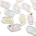 Gemengde Transparant Clear Goede Nacht Horen Ster Brief Wolken Plat Hars Kralen Decoratie Charms Kinderen Sieraden Ornament