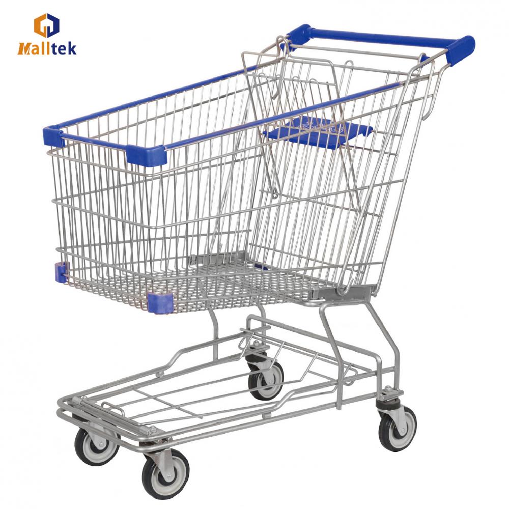 Supermarket customizable plastic parts Asian shopping Trolley