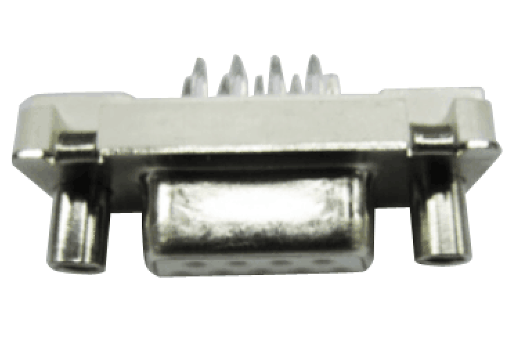 D-sub PCB Female row straight type(stamped pin)