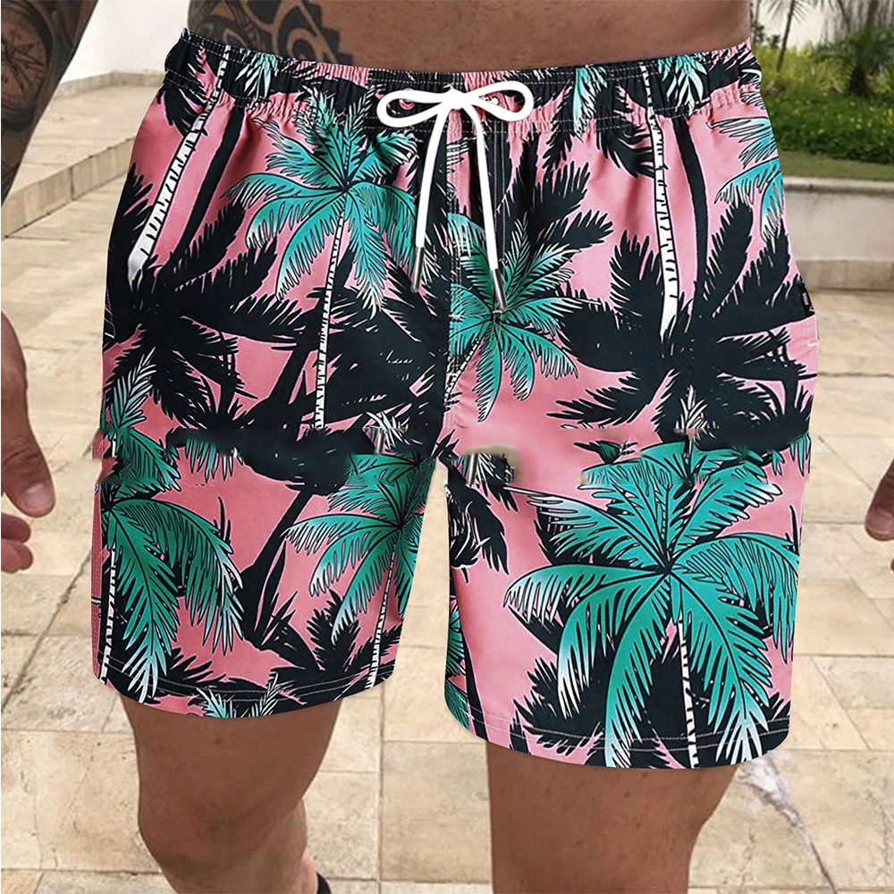 Superstarer Latest Fashion Floral Printed Swimwear Shorts Fish Small Logo Men Beach Swimming Trunks