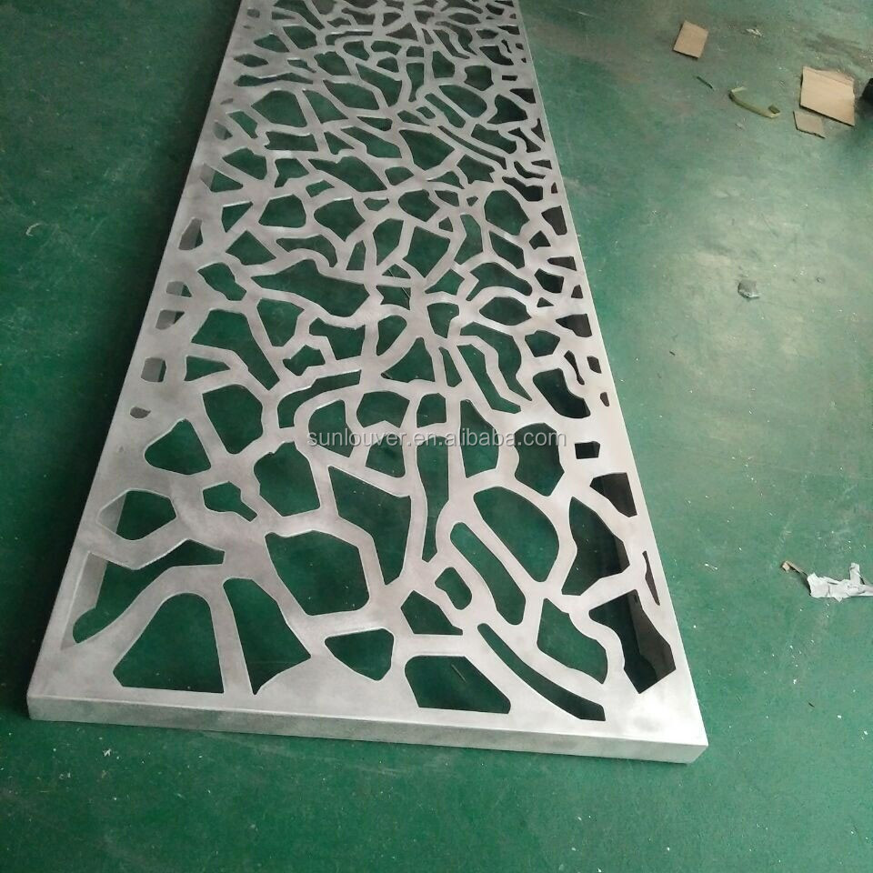 Metal Laser cut Perforated Wall Curtain Panel as Outdoor Facade & Curtain Wall