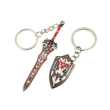 Hyrule Fantasy Zelda Tears of the Kingdom Royal Guard Shield Keychain