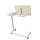 Tilt Top Height Adjustable Overbed Trolley Table