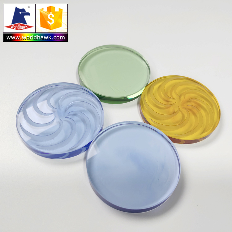 Farbglas mit Muster 1 color glass with pattern 1