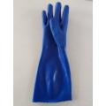 Chemical resistant waterproof coated working pvc gloves