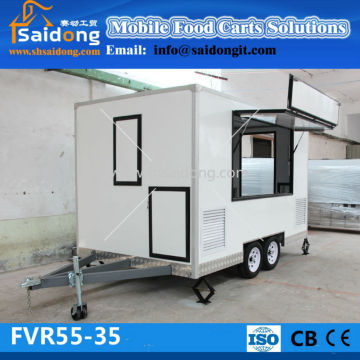 Street customized crepe trailer/food truck/mobile food serving truck