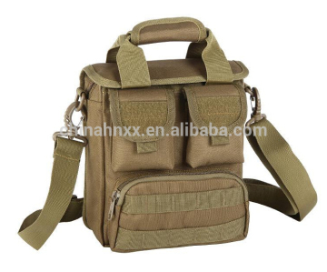 khaki army tactical waterproof sling bag