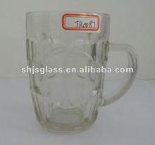 beer glass cup with handle